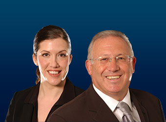 Image shows Georgia and Andrew Ronay